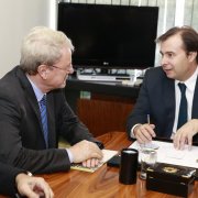 Audiência prefeitos da FNP com o presidente da Câmara, Rodrigo Maia